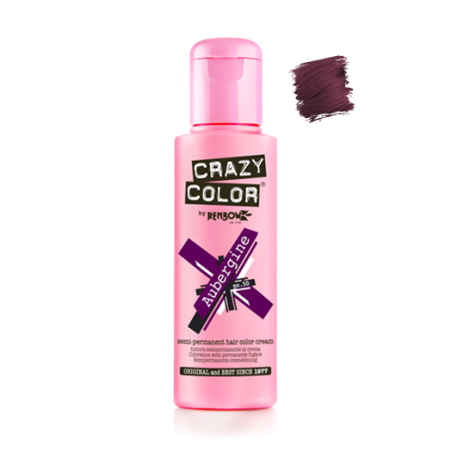 CRAZY COLOR Nº50 AUBERGINE 100ml